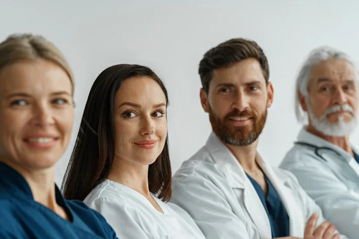 Occupational therapists posing together as a team